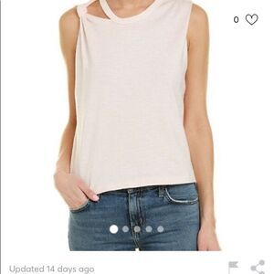 Current Elliott crystal Pink the sonic tank top